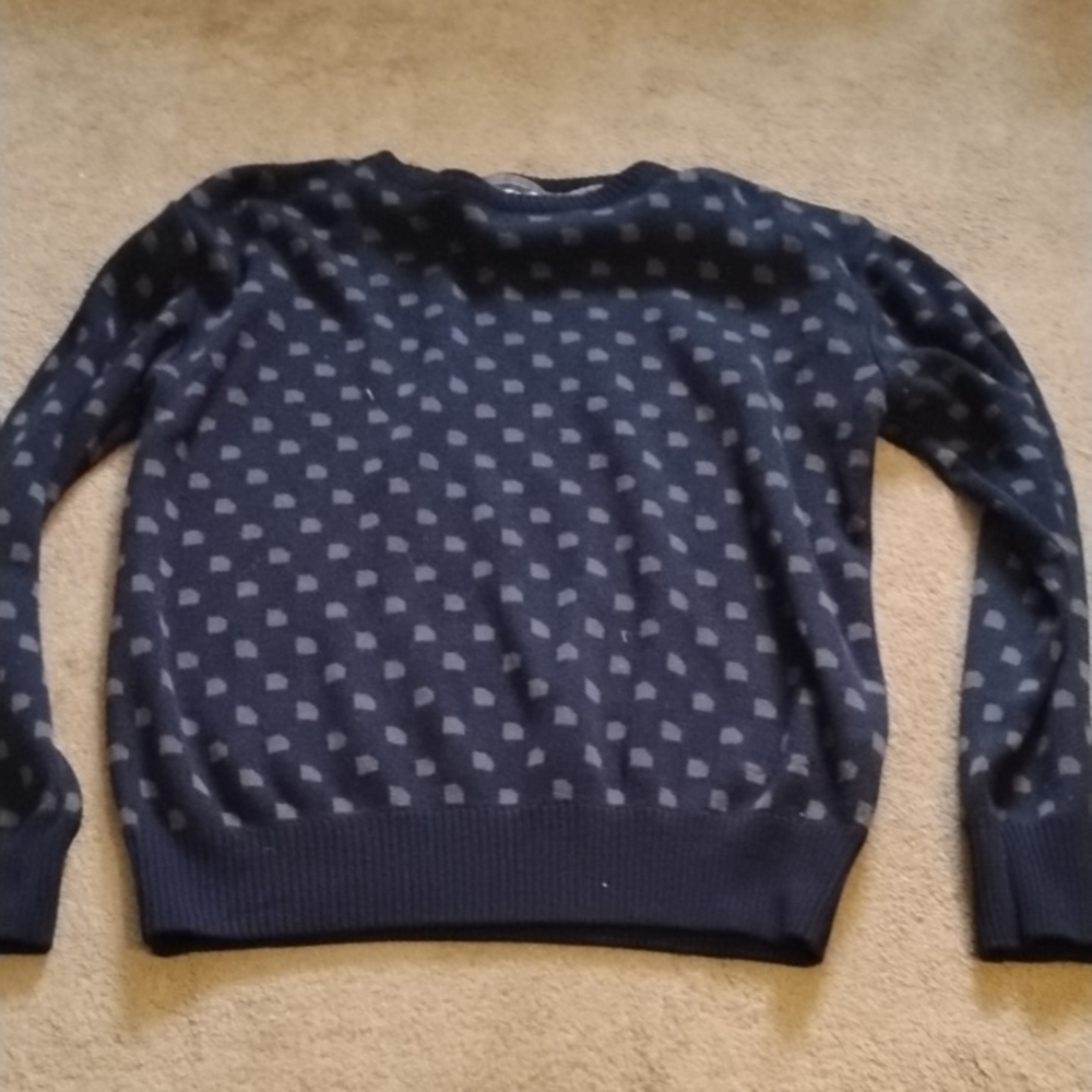 Vintage Circa Skateboard All Over Design Black Sweater